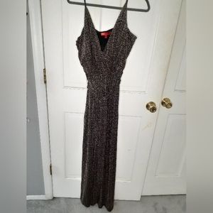 Jennifer Lopez black and gold jumpsuit Large